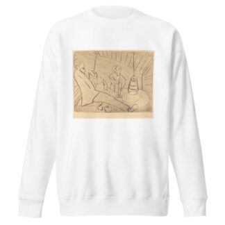 Three People in an Atelier by Walter Gramatté Sweatshirt