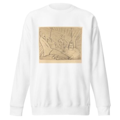 Three People in an Atelier by Walter Gramatté Sweatshirt