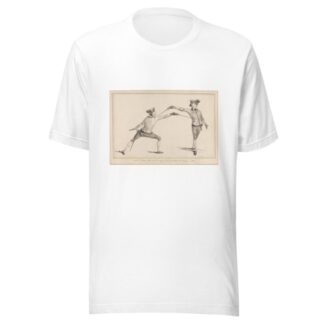 Demi Volte sur les Coups Forcés au Dehors des Armes by James Gwin T-Shirt