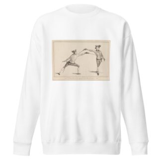 Demi Volte sur les Coups Forcés au Dehors des Armes by James Gwin Sweatshirt