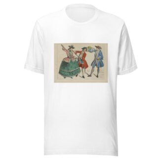 XVIIIe siècle Espagnols a la chasse. Gravure anony[me] de l’époque. by Raphaël Jacquemin T-Shirt