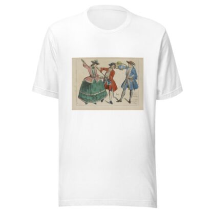 XVIIIe siècle Espagnols a la chasse. Gravure anony[me] de l’époque. by Raphaël Jacquemin T-Shirt