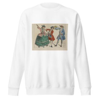 XVIIIe siècle Espagnols a la chasse. Gravure anony[me] de l’époque. by Raphaël Jacquemin Sweatshirt