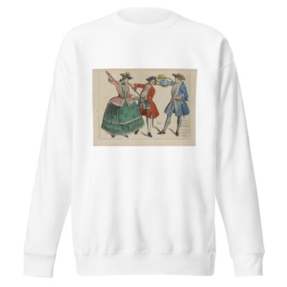 XVIIIe siècle Espagnols a la chasse. Gravure anony[me] de l’époque. by Raphaël Jacquemin Sweatshirt
