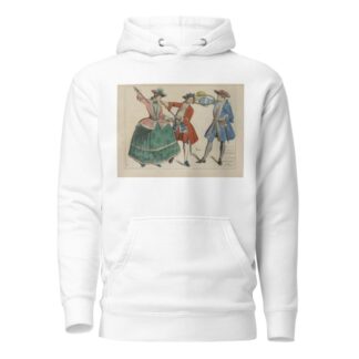 XVIIIe siècle Espagnols a la chasse. Gravure anony[me] de l’époque. by Raphaël Jacquemin Hoodie