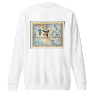 L’Aigle, Antinous, La Fleche, Le Renard, Le Dauphin by John Flamsteed Sweatshirt