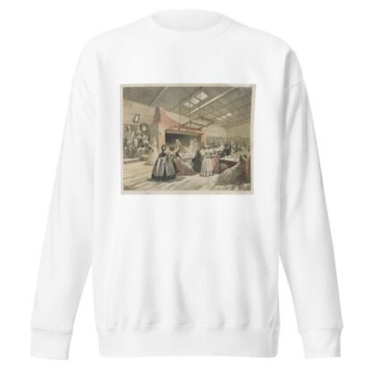 Brooklyn sanitary fair, 1864. New England kitchen by A. Brown & Co Sweatshirt