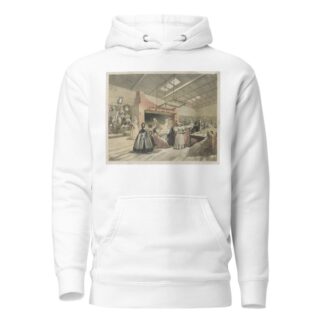 Brooklyn sanitary fair, 1864. New England kitchen by A. Brown & Co Hoodie