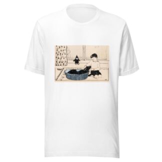 Jongen aait een hond by A. Tinbergen T-Shirt