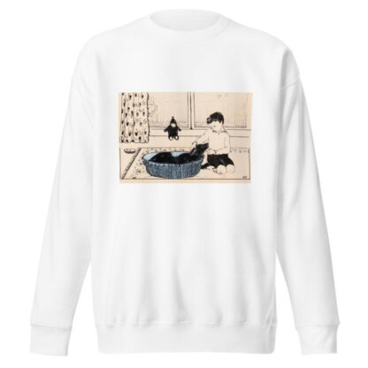 Jongen aait een hond by A. Tinbergen Sweatshirt