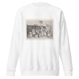 Krankzinnigen in een interieur De Elven by Alexander Ver Huell Sweatshirt