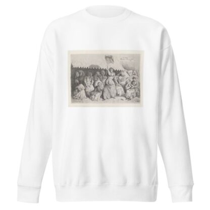 Krankzinnigen in een interieur De Elven by Alexander Ver Huell Sweatshirt