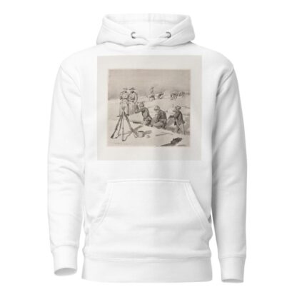 In the trenches at Pine Ridge by Frederic Remington Hoodie
