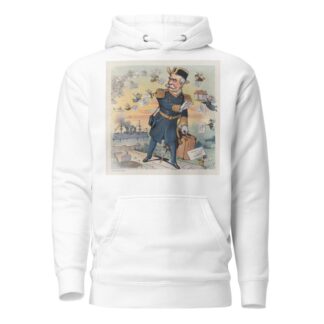 No wonder he was frightened off! by Louis Dalrymple Hoodie