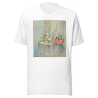 Figures Ascending a Cliff Road by Herbert Crowley T-Shirt