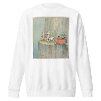 Figures Ascending a Cliff Road by Herbert Crowley Sweatshirt