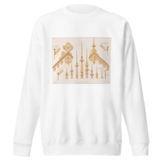 La décoration en bois découpé Pl.16 by A. Sanguineti Sweatshirt