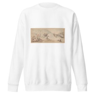 Dr. Syntax and the whale by Thomas Rowlandson Sweatshirt