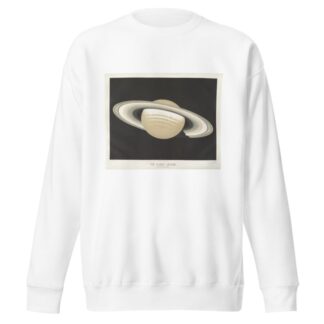 The planet Saturn by Étienne Léopold Trouvelot Sweatshirt