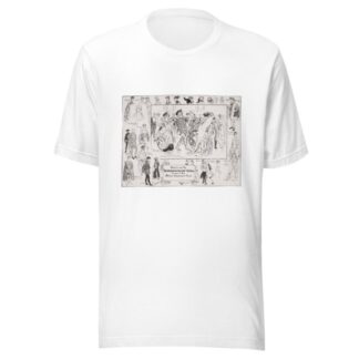Sketches at the Shakespeare Ball in aid of the Actor’s Benevolent Fund by Henry Matthew Brock T-Shirt