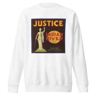 Justice Citrus Label by Anonymous Sweatshirt