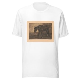 Cheval à l’équarrissage by Constant Eugène de Busschere T-Shirt