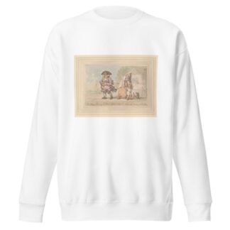 A citizen returning to town from seeing his child… by Thomas Rowlandson Sweatshirt