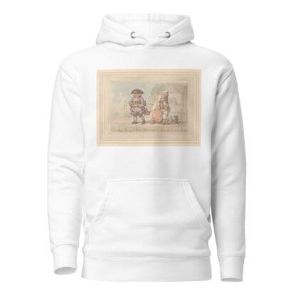 A citizen returning to town from seeing his child… by Thomas Rowlandson Hoodie