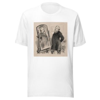 The hour has come, and the man is here! James Blaine’s ‘reflection’ as to who ought to be the next president by Bernard Gillam T-Shirt