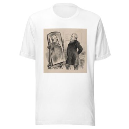 The hour has come, and the man is here! James Blaine’s ‘reflection’ as to who ought to be the next president by Bernard Gillam T-Shirt