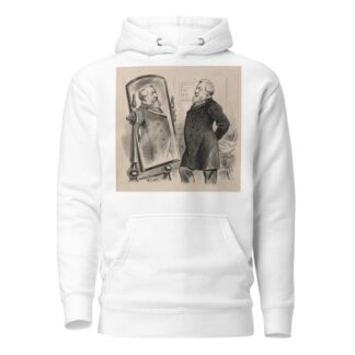 The hour has come, and the man is here! James Blaine’s ‘reflection’ as to who ought to be the next president by Bernard Gillam Hoodie