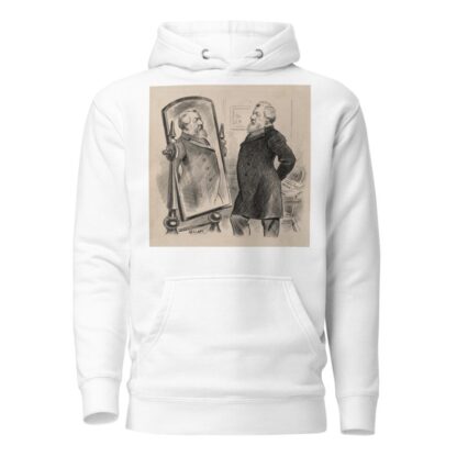 The hour has come, and the man is here! James Blaine’s ‘reflection’ as to who ought to be the next president by Bernard Gillam Hoodie