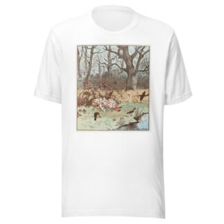 The Babes in the Wood Pl 09 by Randolph Caldecott T-Shirt