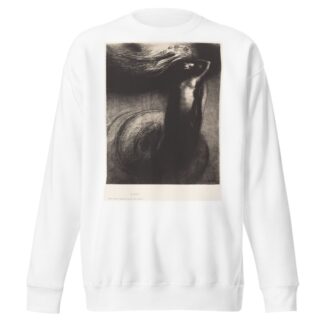 La Mort; Mon ironie depasse toutes les autres! by Odilon Redon Sweatshirt