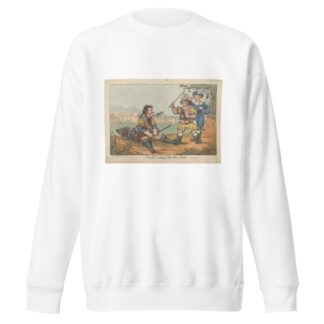 Pistol eating Fluellen’s Leak – ‘Henry V’ by Henry William Bunbury Sweatshirt