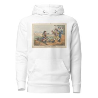 Pistol eating Fluellen’s Leak – ‘Henry V’ by Henry William Bunbury Hoodie