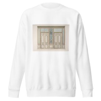 Design for a Pair of Doors Joined by an Ornamental Panel by Jules-Edmond-Charles Lachaise Sweatshirt