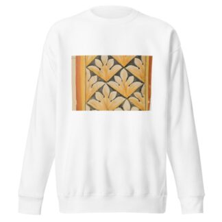 Fryz o motywach palmet ujętych w ukośne kraty. Karton do polichromii Kościoła Mariackiego by Jan Matejko Sweatshirt