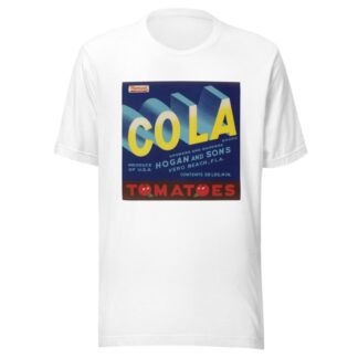 Cola Brand Tomatoes Label by Anonymous T-Shirt