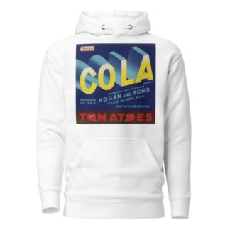 Cola Brand Tomatoes Label by Anonymous Hoodie
