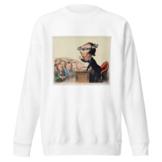 Souvenirs du congrès de la Paix by Honoré Daumier Sweatshirt