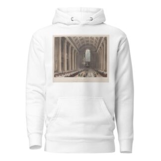 Egyptian Hall, Mansion House by Thomas Rowlandson Hoodie