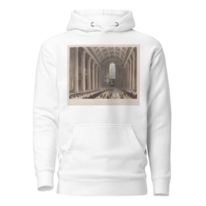Egyptian Hall, Mansion House by Thomas Rowlandson Hoodie