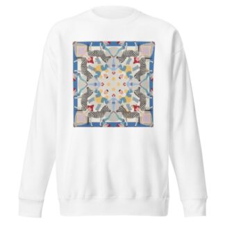 Circus Bed Quilt by Maxfield Parrish Sweatshirt