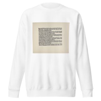 Beispiele kunstlerischer Schrift Pl.070 by Rudolf von Larisch Sweatshirt