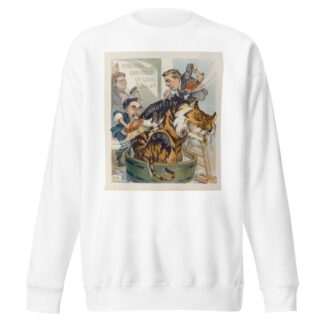 His first bath by Udo Keppler Sweatshirt
