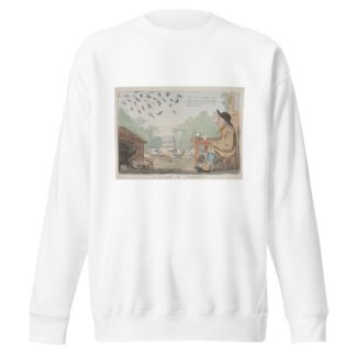 A Flight of Parsons by George Moutard Woodward Sweatshirt