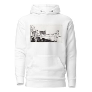 Twee jongens en een ezel by Julie de Graag Hoodie