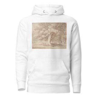 Herd of deer under an oak tree by Thomas Rowlandson Hoodie