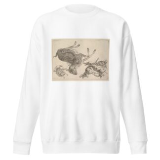 Dead deer, hares and game by Wenceslaus Hollar Sweatshirt